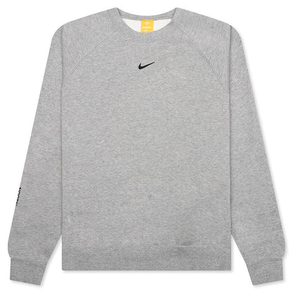 Nocta NRG CS Fleece Crew - Dark Grey Heather/Black