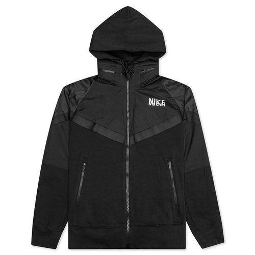 Sacai NRG Full Zip Hoodie - Black