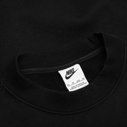 Washed Fleece Crew Neck - Black/Black/Sail