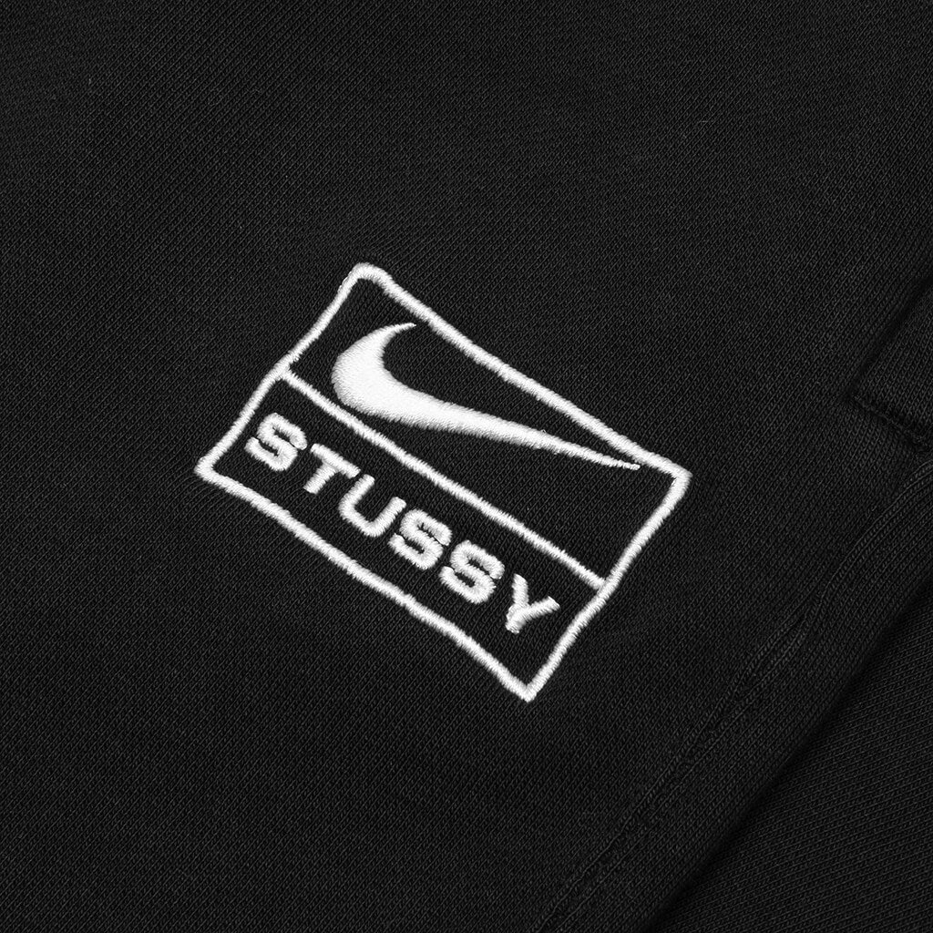 Washed Fleece Pant - Black/Sail