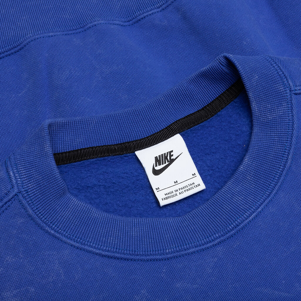 NRG Acid Wash Crew - Game Royal/Black/Black