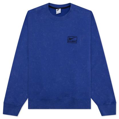 NRG Acid Wash Crew - Game Royal/Black/Black