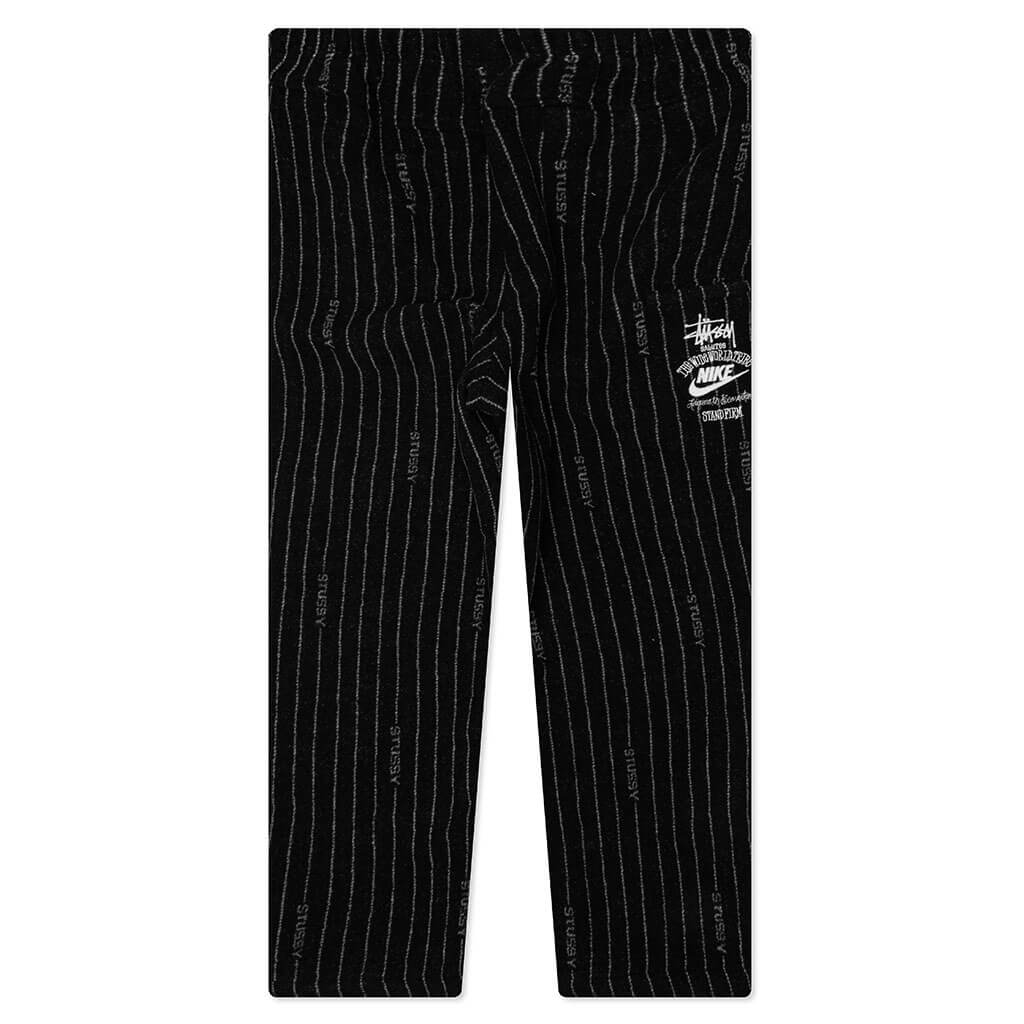 NRG Stripe Wool Pant - Black/Dark Antique Black/White