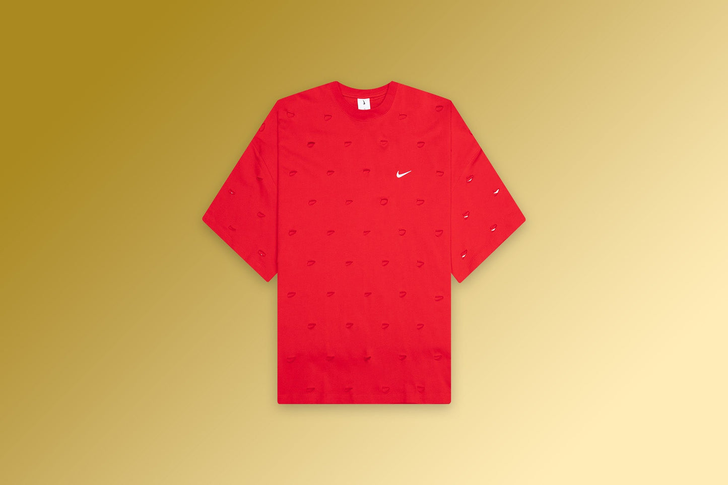 Jacquemus NRG HE Swoosh Tee - University Red