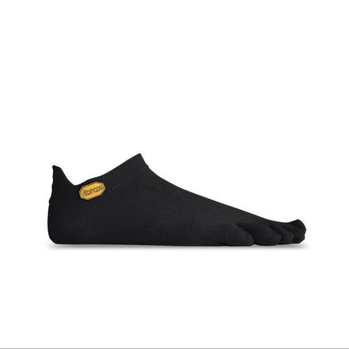 5Toe Athletic No Show Socks in Black
