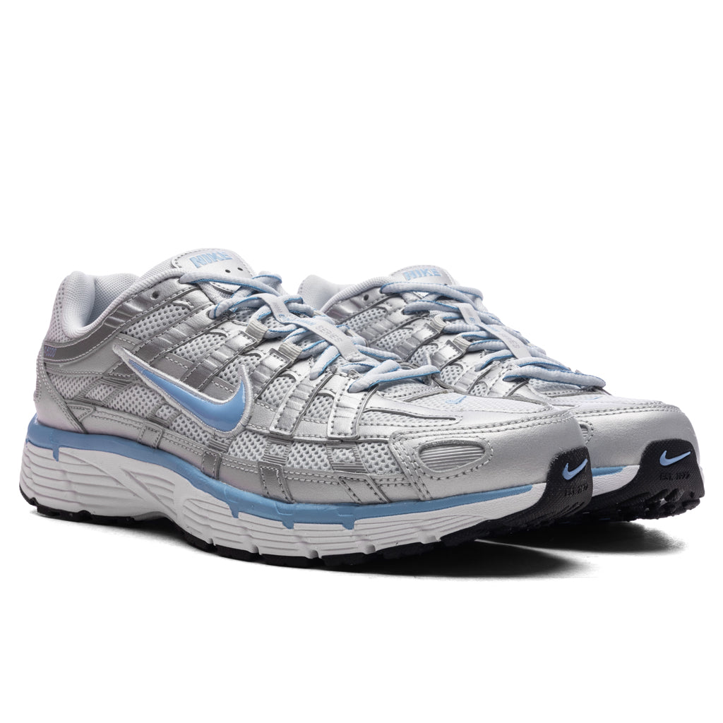 P - 6000 - Metallic Platinum/University Blue