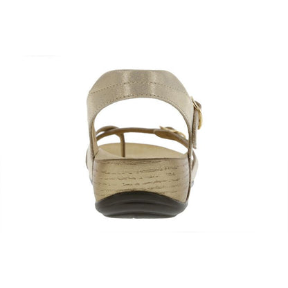 Women's Pampa Toe Loop Sandal in Soft Gold