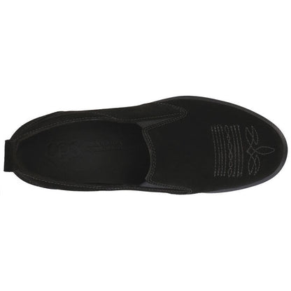 Women's Saddle Oxford Dress Shoe in Black Suede