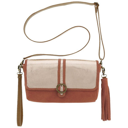 Seight Clutch Handbag in Copper