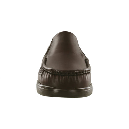 Men's Side Gore Slip On Loafer in Brown