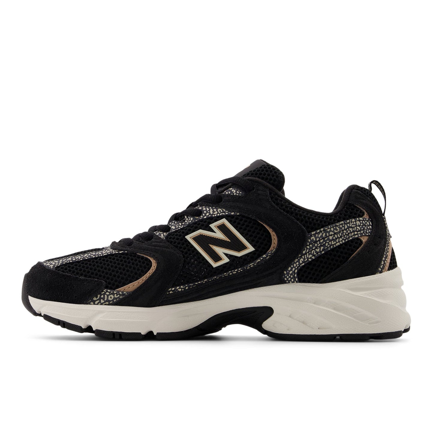 Unisex 530 in Black with Flat Taupe