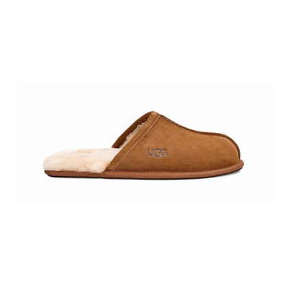 Men's Scuff Slipper in Chestnut