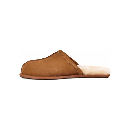 Men's Scuff Slipper in Chestnut
