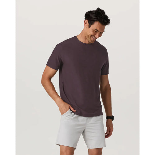 Men's Strato Tech Tee in Raisin Heather