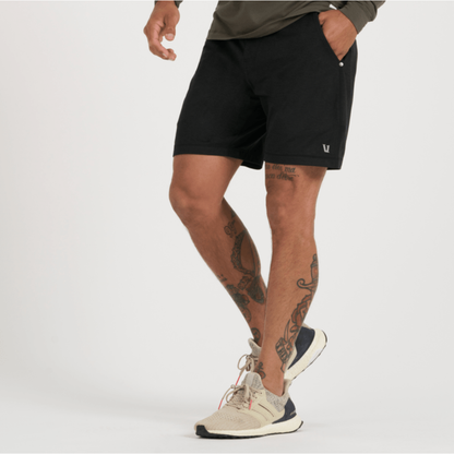 Men's Ponto Performance Short 7" in Black Heather