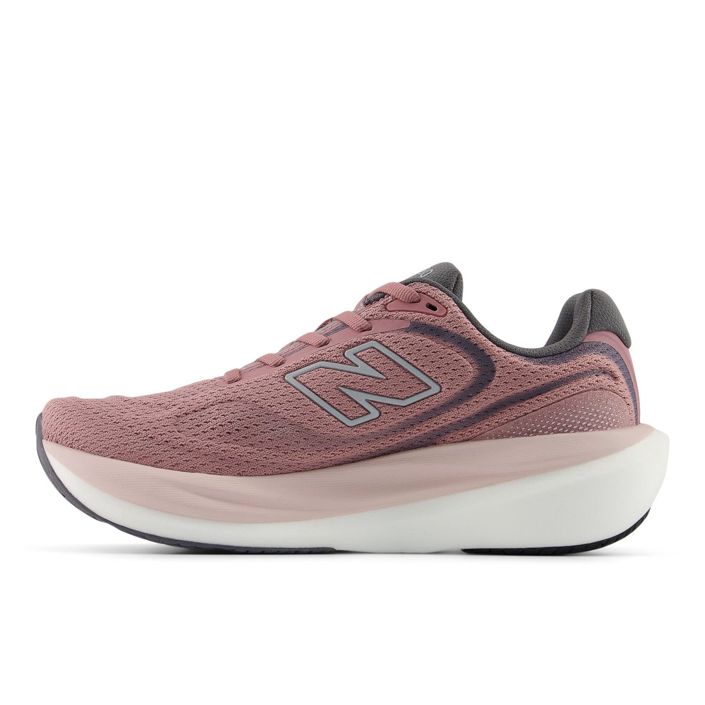 Women's 1080v15 in Rosewood with Silver Metallic and Neptune Grey