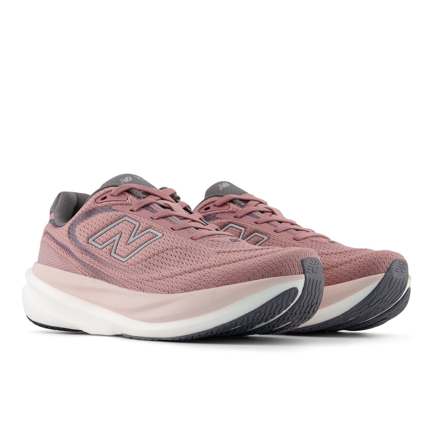 Women's 1080v15 in Rosewood with Silver Metallic and Neptune Grey