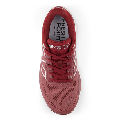 Women's Fresh Foam X 860v14 in Washed Burgundy with Monarch Burgundy and Pink Granite