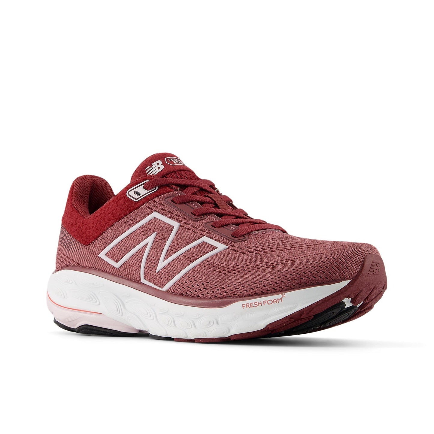 Women's Fresh Foam X 860v14 in Washed Burgundy with Monarch Burgundy and Pink Granite