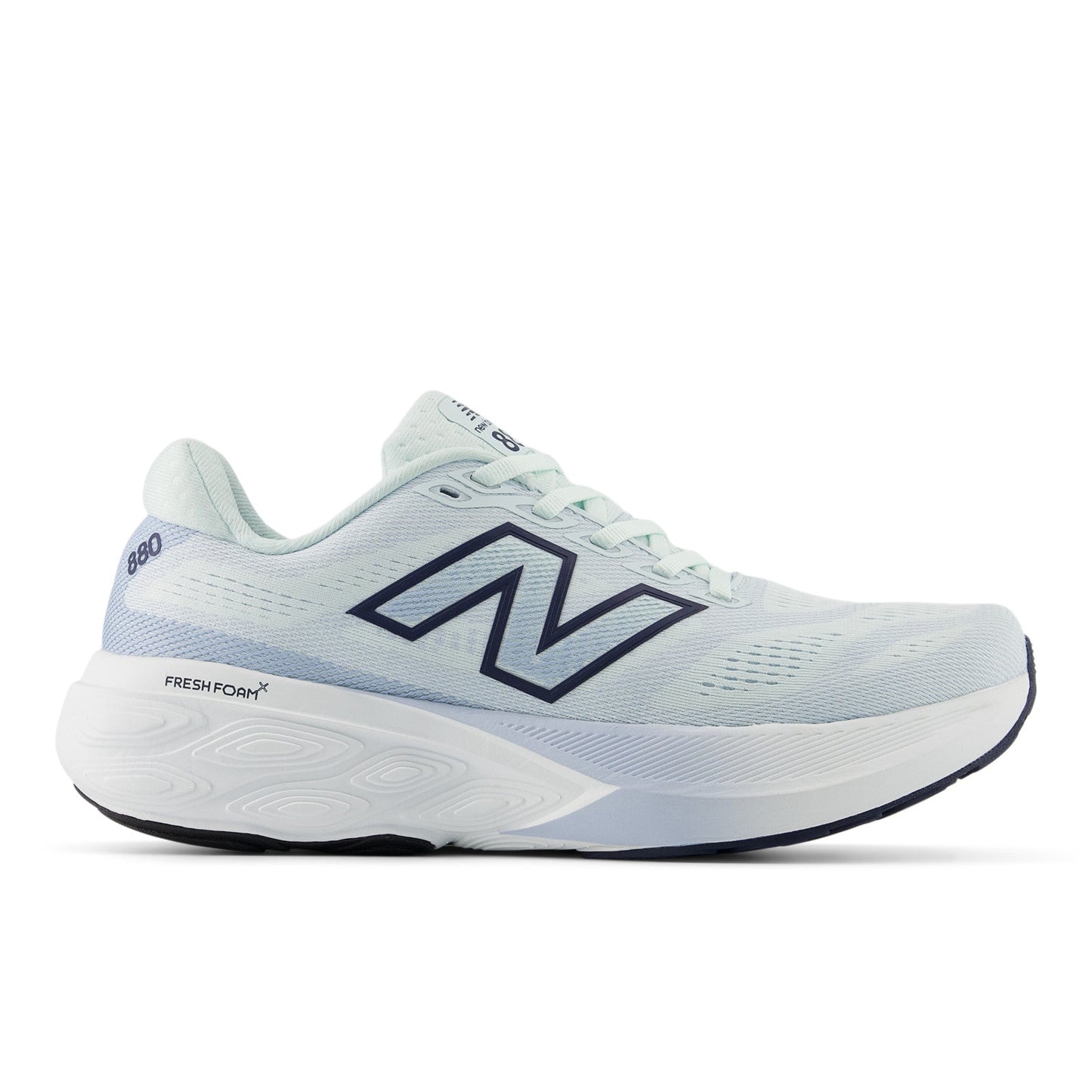 Women's Fresh Foam X 880v15 in Glint Blue with NB Navy