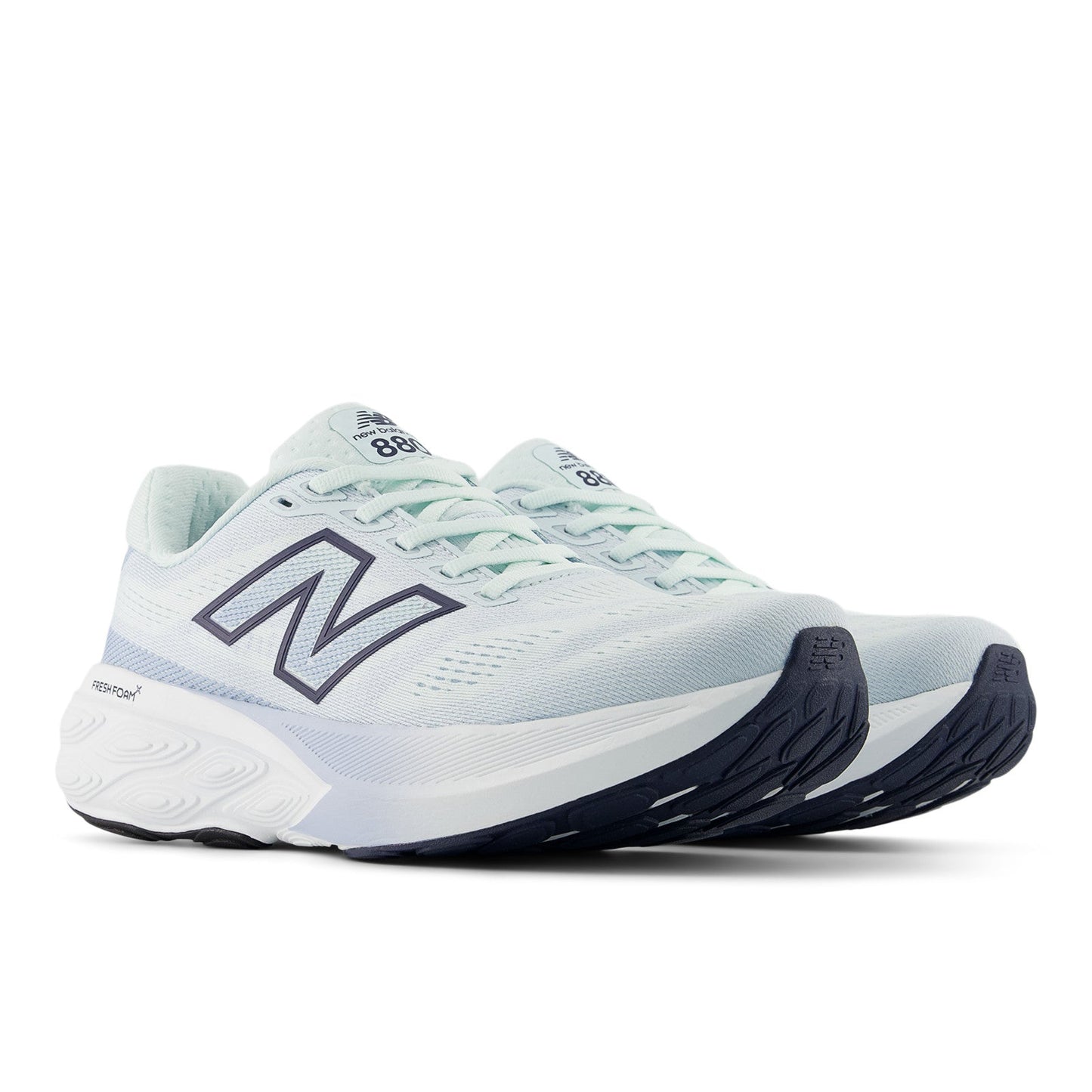Women's Fresh Foam X 880v15 in Glint Blue with NB Navy