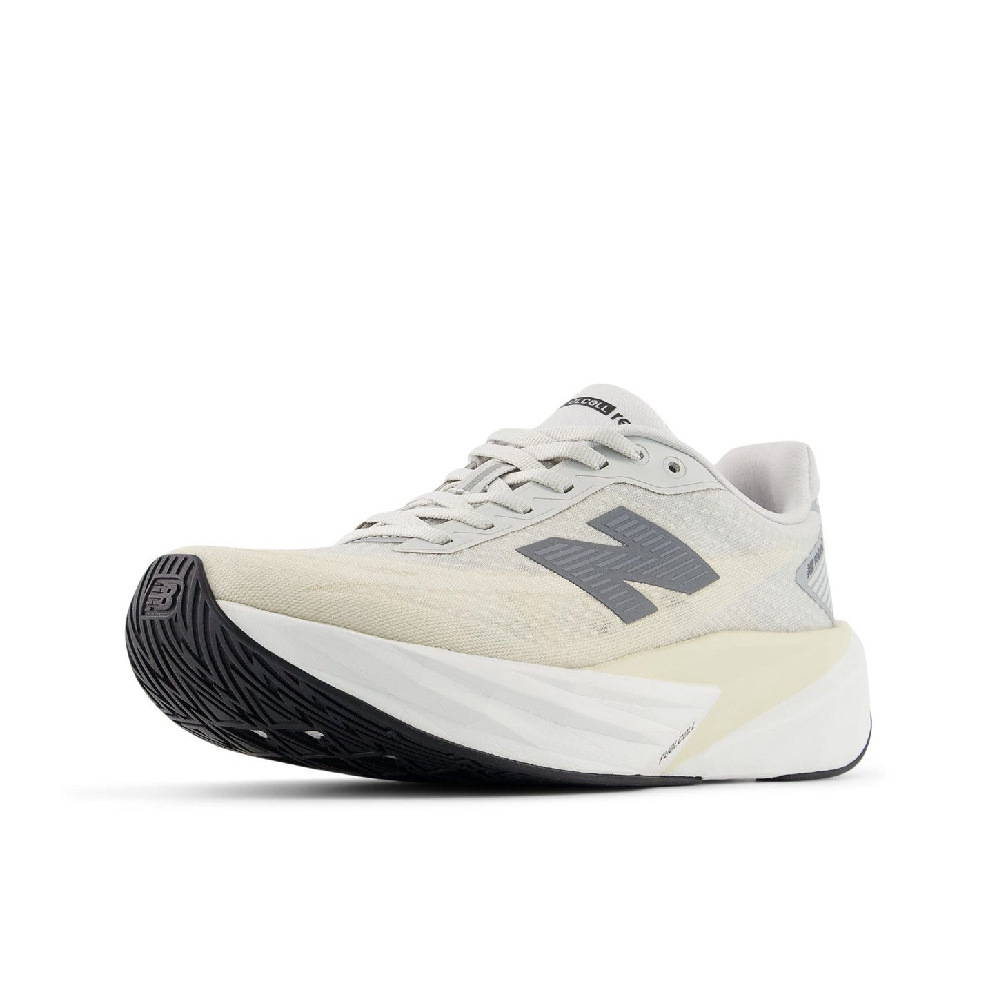 Women's FuelCell Rebel v5 in Linen with Grey Matter and White