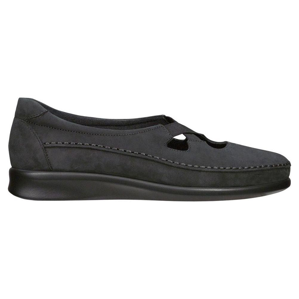 Women's Crissy Slip On Loafer in Nero Wide