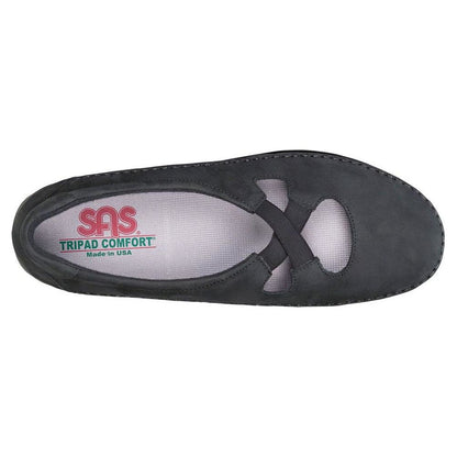 Women's Crissy Slip On Loafer in Nero Wide