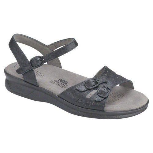 Women's Duo Quarter Strap in Black Wide