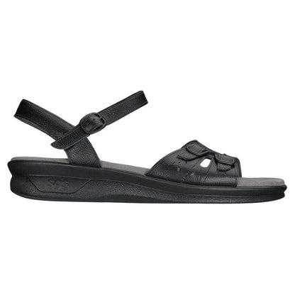 Women's Duo Quarter Strap in Black Wide