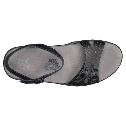 Women's Duo Quarter Strap in Black Wide