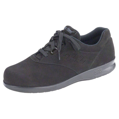 Women's Free Time Walking Shoe in Charcoal Nubuck