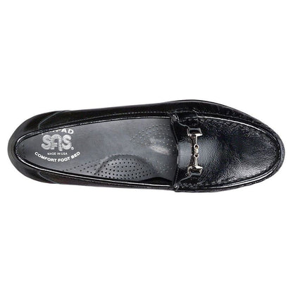Women's Metro Slip-On Loafer in Patent Black Wide