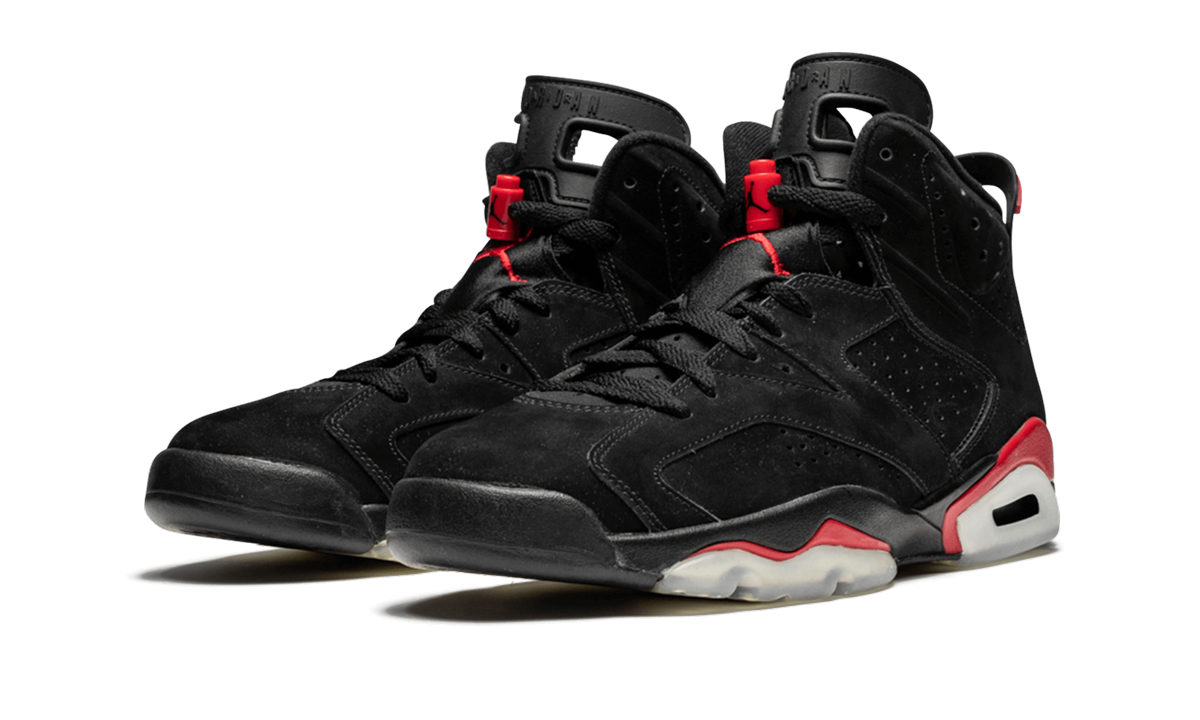 6 Retro "BLACK / VARSITY RED" 384664 061