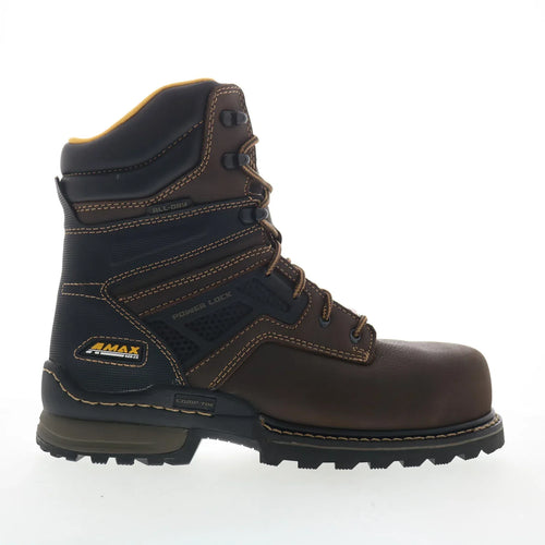 Avenger A-Max Dozer 8 - Composite Toe WP EH PR SR Mens Brown Work Boots