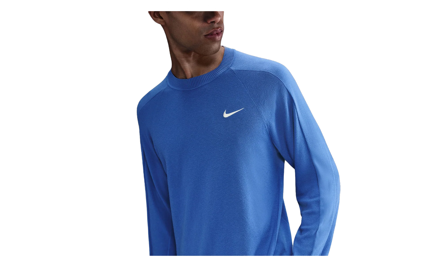 Tour Sweater Knit Crew "Comet Blue / Pale Ivory" FQ8832 411