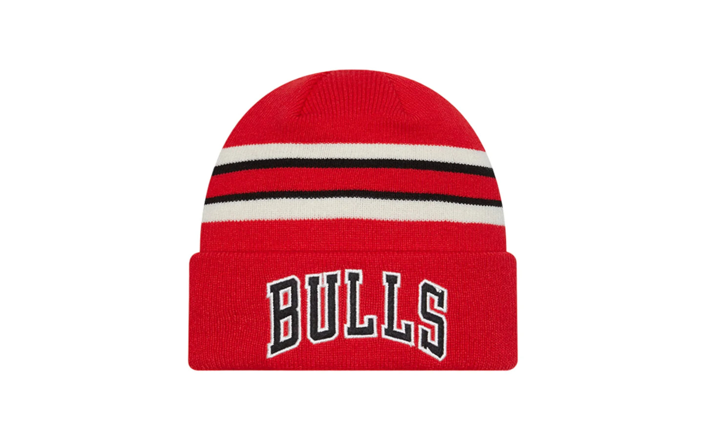 Retro Cuff Knit Chicago Bulls Beanie "Red" 60487289