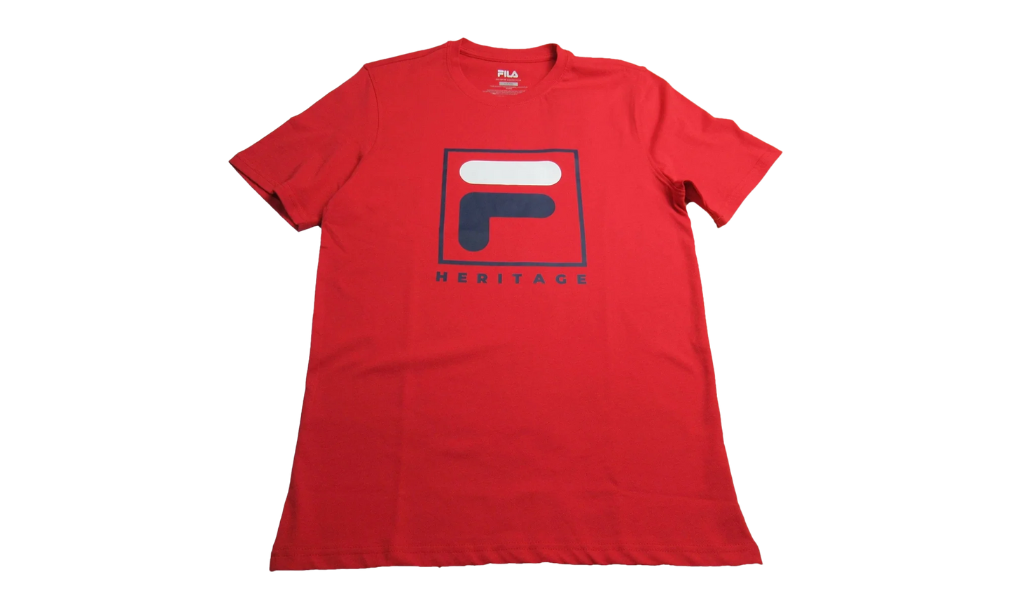 Heritage F Box Logo T-Shirt "Chinese Red" LM913787 622