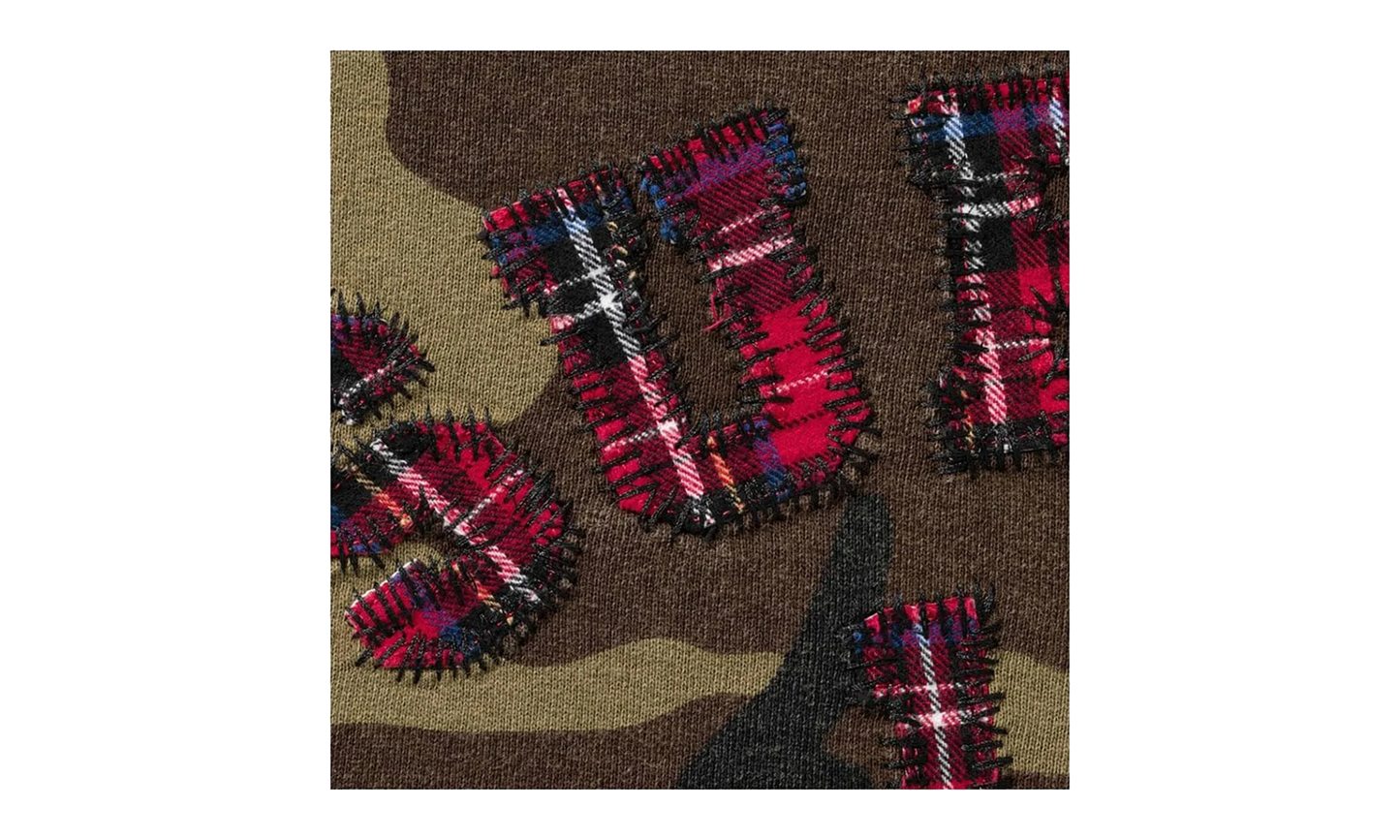 Plaid Arc Crewneck "SS26 - Woodland Camo" SU27407