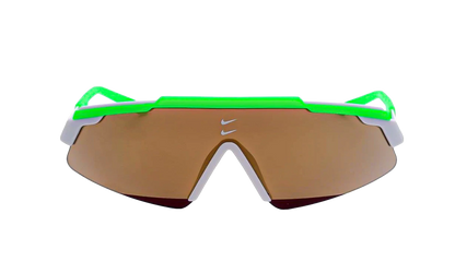 Marquee Sunglasses "Strike Green White / Bronze Brown Mirror" FN0302 398