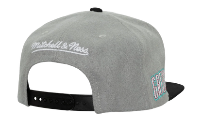 NBA Hardwood Classics Melt Stitch Snapback Cap "Vancouver Grizzlies - Grey" HS8959 VGRGREY
