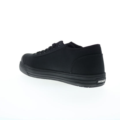 Avenger Blade 6 Eye Carbon Toe EH SR Mens Black Leather Work & Safety Shoes