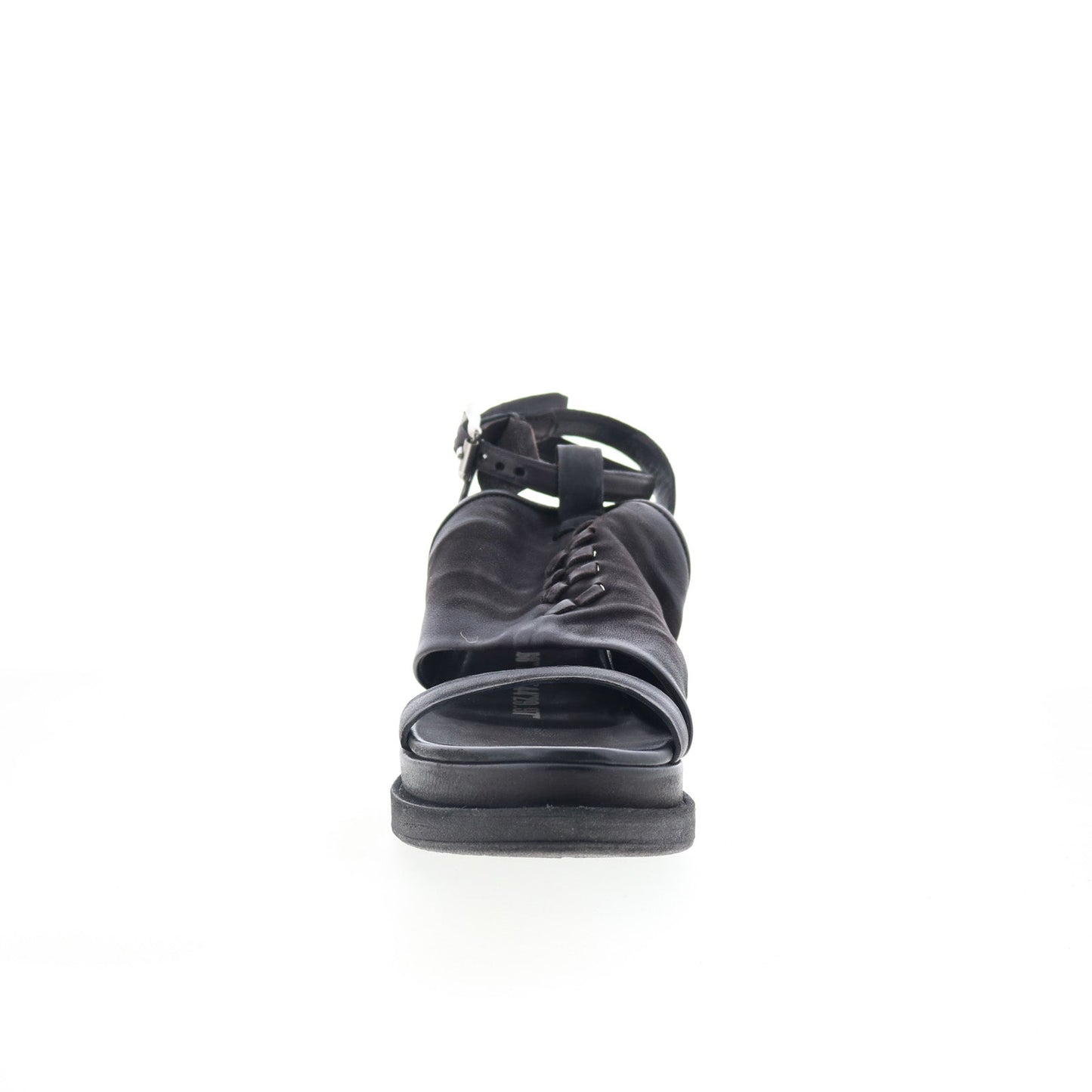 Louie A15021-101-6002 Womens Black Leather Slingback Sandals Shoes
