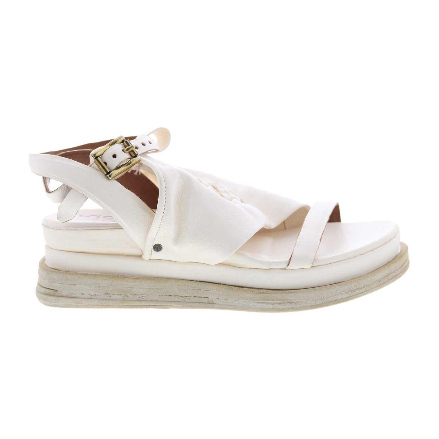 Louie A15021-201 Womens Beige Leather Platform Sandals Shoes