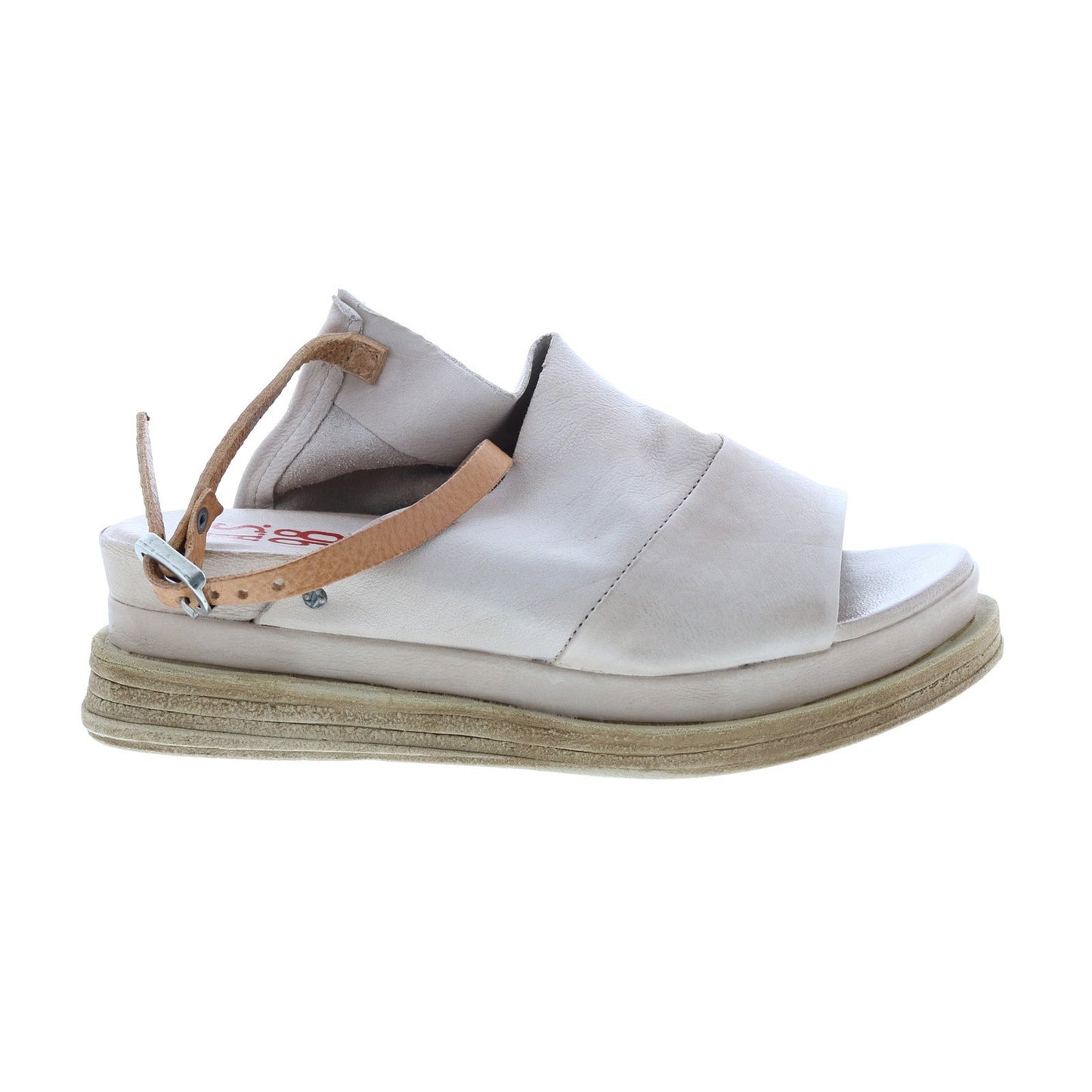 Lira A15027-101 Womens Beige Leather Slingback Sandals Shoes