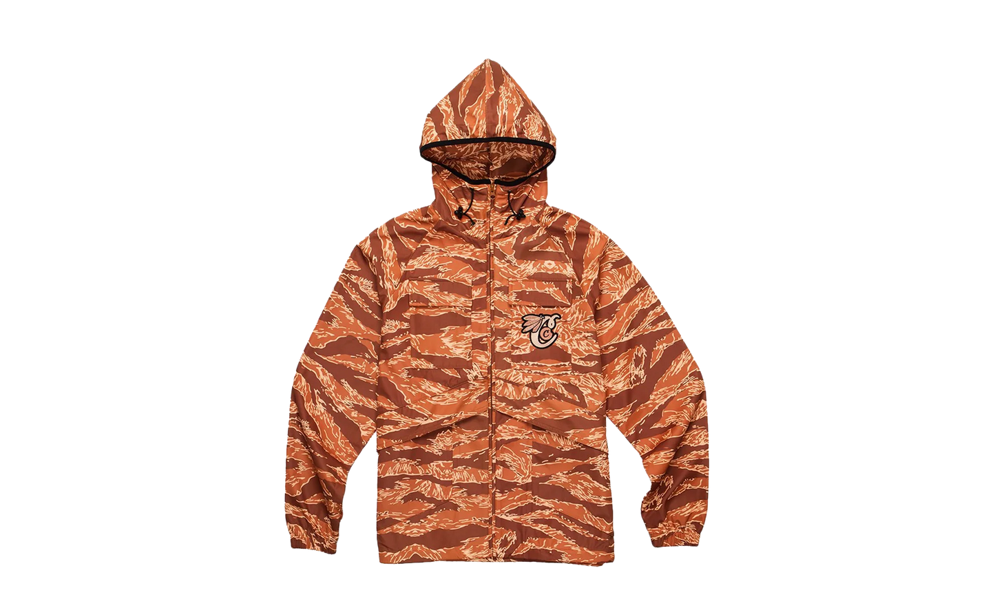 Top Of The Key Tiger Camo Hooded Shell Jacket "Tan" 1546O4343 CRL