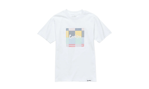 South Hampton Seersucker Patchwork Logo Tee Shirt "White" 1542T3860 WHT
