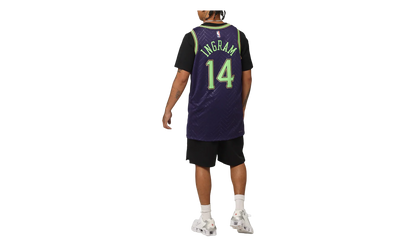 NBA NEW ORLEANS PELICANS 2024-25 SWINGMAN PLAYER JERSEY GS "14 INGRAM - Purple" 9Z2B7BU8P24 PELI