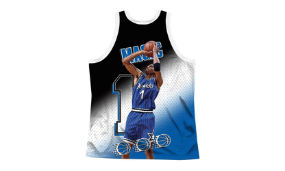 NBA Behind The Back Jersey "Orlando Magic Penny Hardaway" MSTKMI19002 OMAWHITPHA