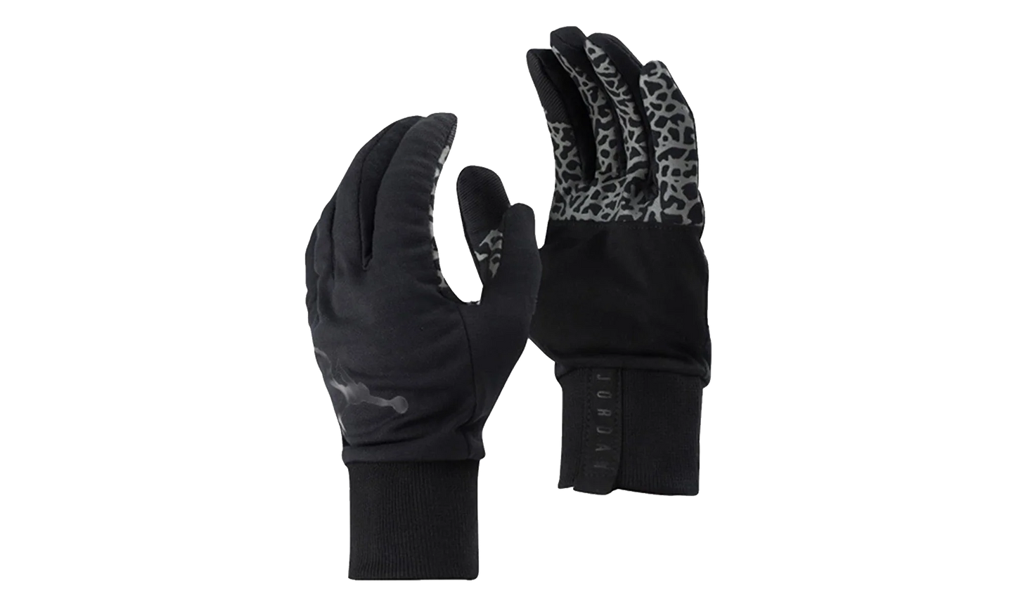 Air Jordan Shield TG Coldweather Gloves "Cement Print - Black / Dark Grey" J.000.3594.980